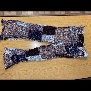 Floral Patch Pattern Pants